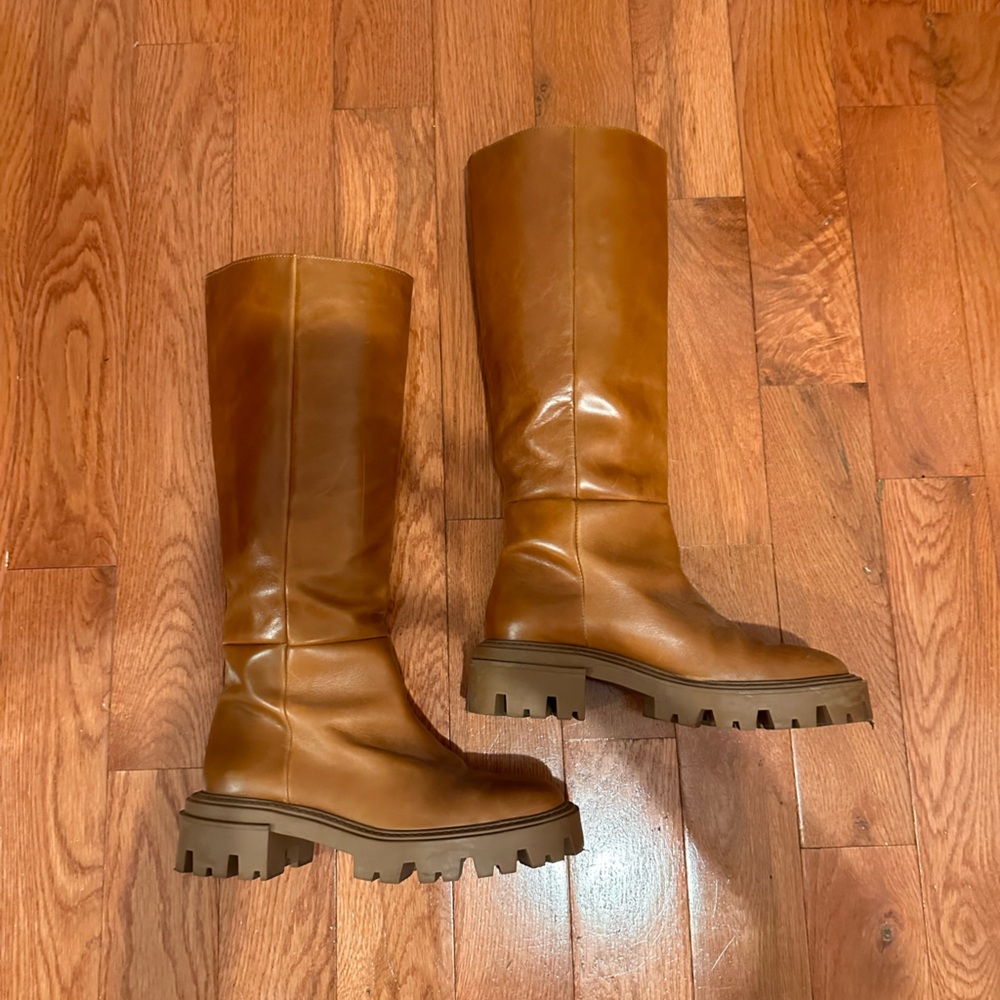 Brown Real Leather Boots